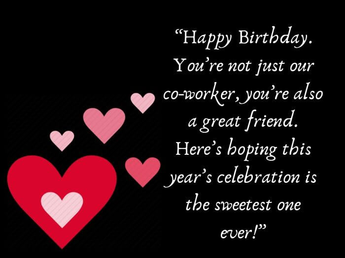 Birthday Greetings for Coworker