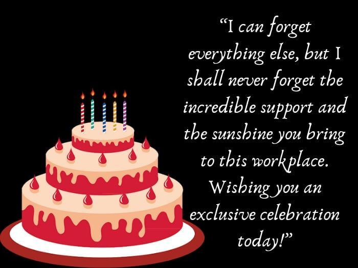 Birthday Wishes Coworker