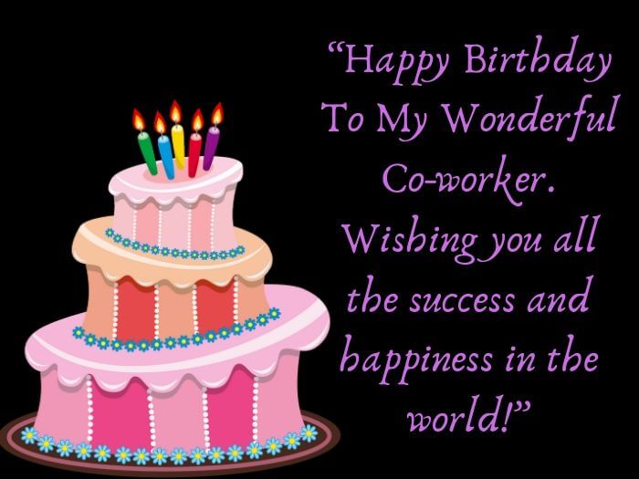 Happy Birthday Co Worker