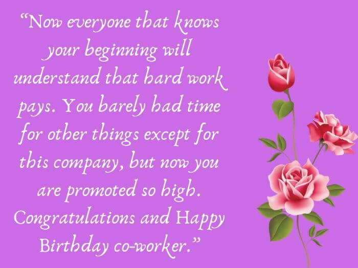 Happy Birthday Wishes to Colleague