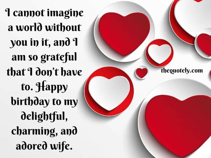 Birthday Wishes for a Wife With Love