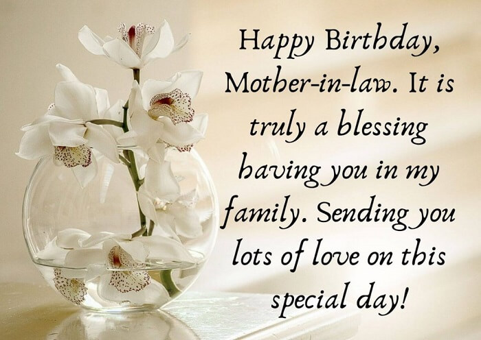 Happy Birthday Mother in Law Wishes