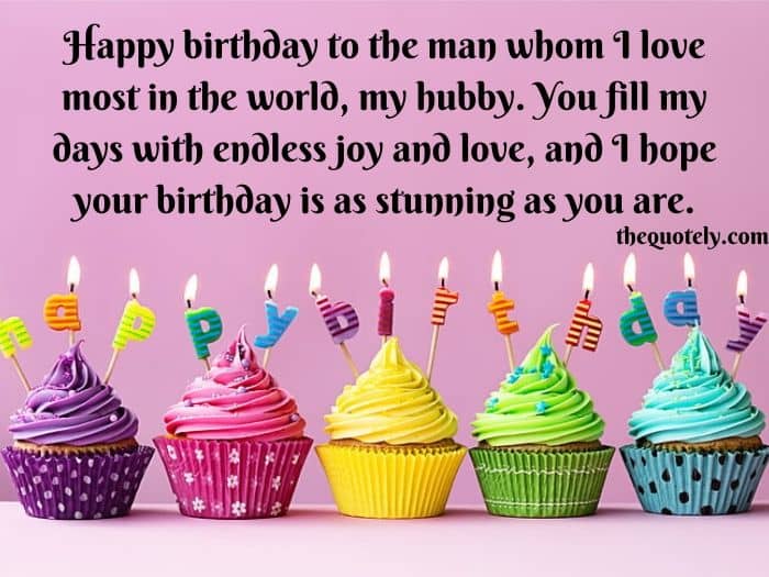 Happy Birthday Messages for Husband