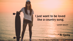 Country girl quotes about love