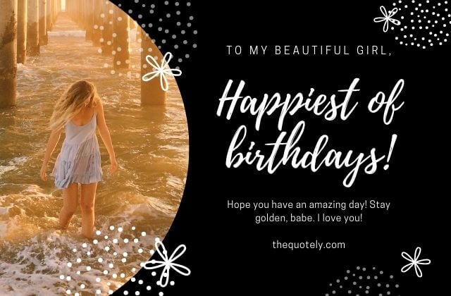 cute birthday wishes for girlfriend