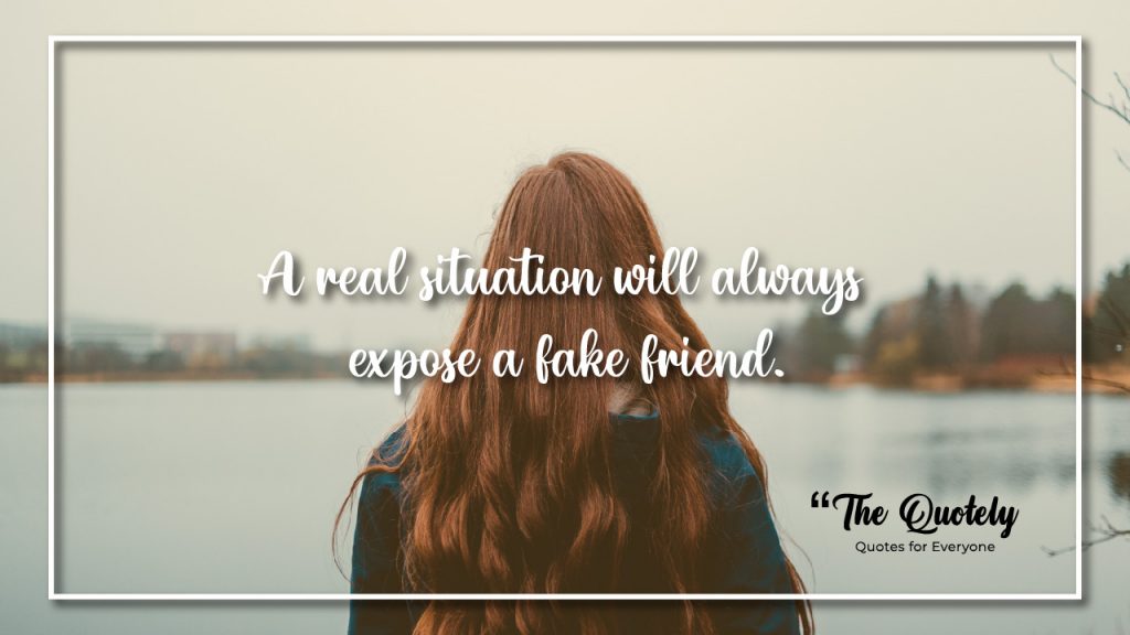 fake friends quote