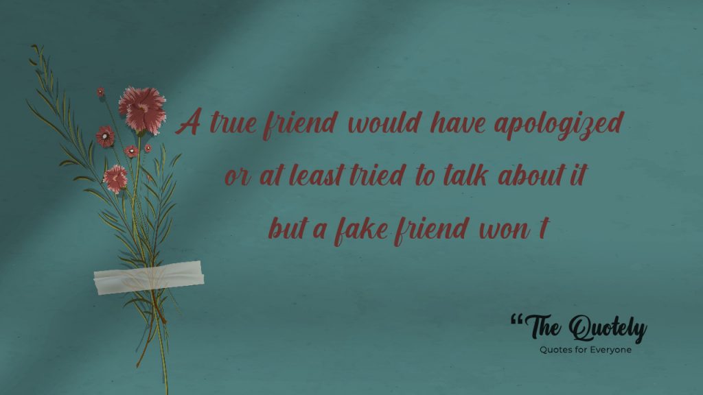 fake friend quotes
