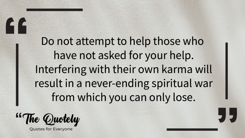 sayings about karma