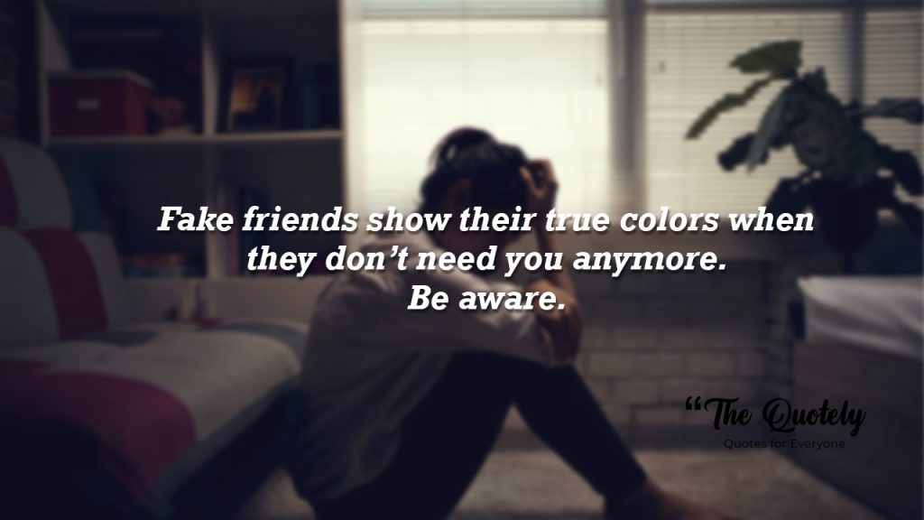 fake friendship quote