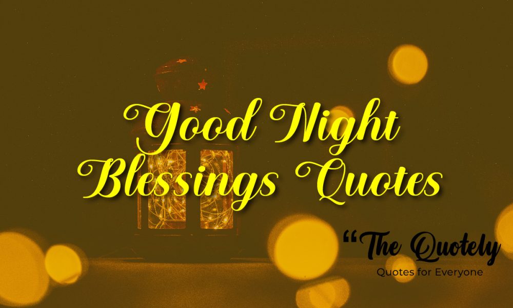 good night blessings quotes