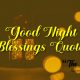 good night blessings quotes