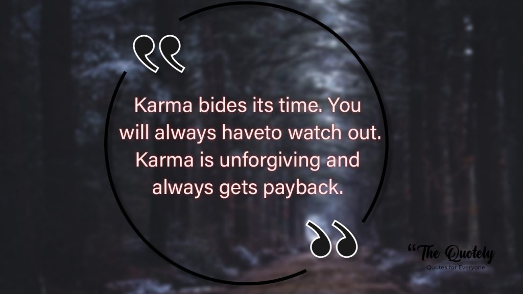 savage karma quotes