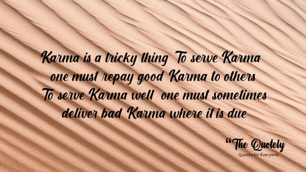 good karma quotes