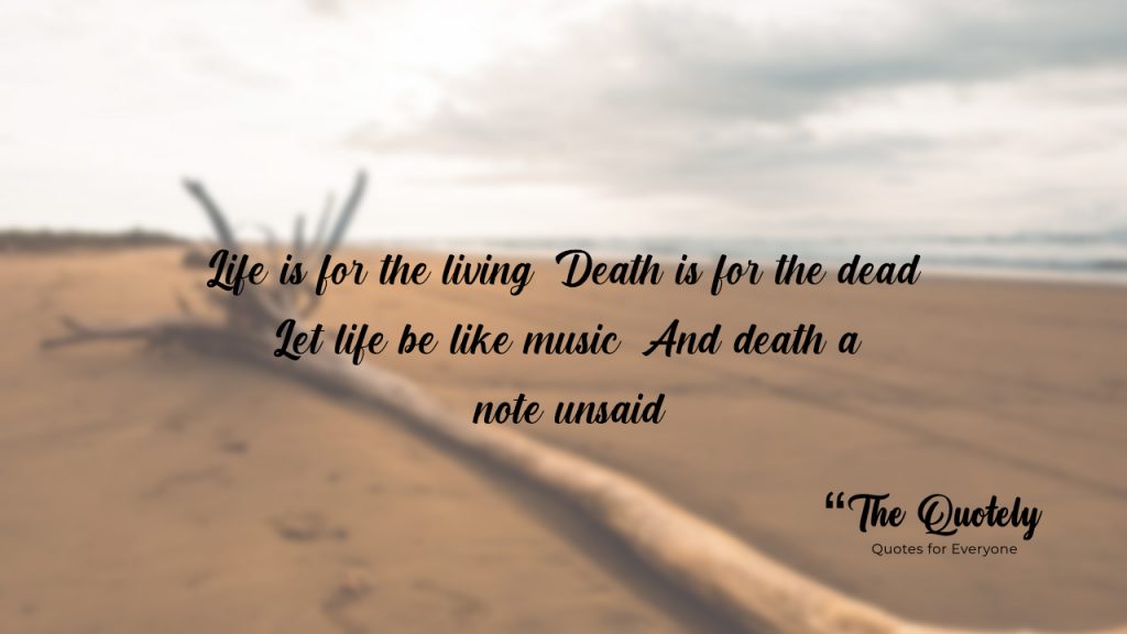 life and death quotes