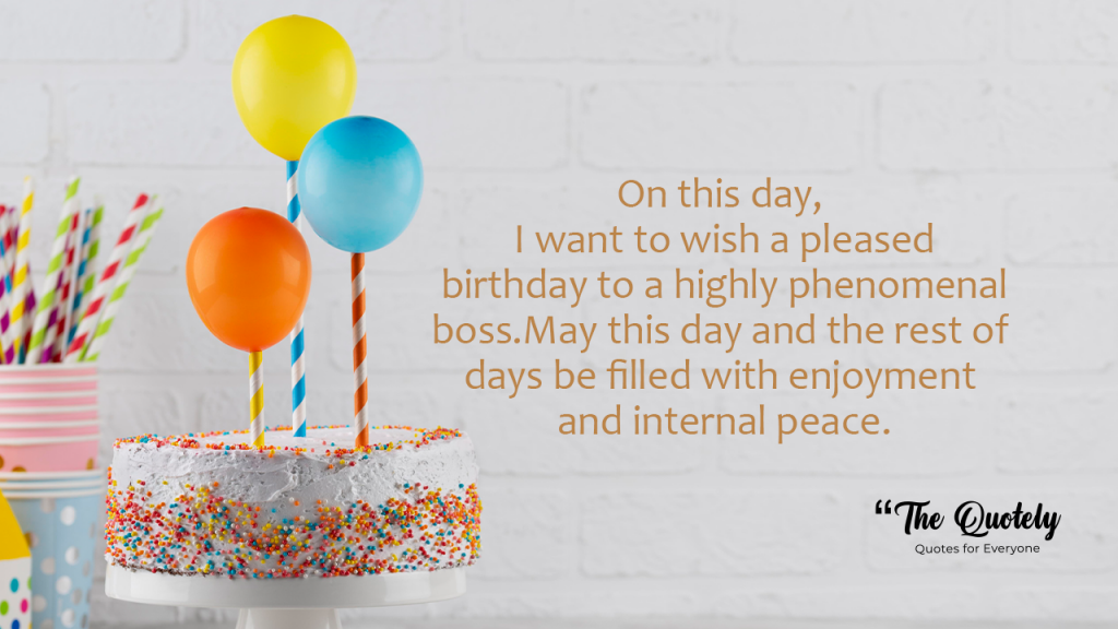 impressive birthday wishes for boss