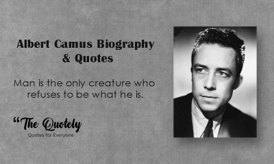 Albert Camus Quotes and Biography