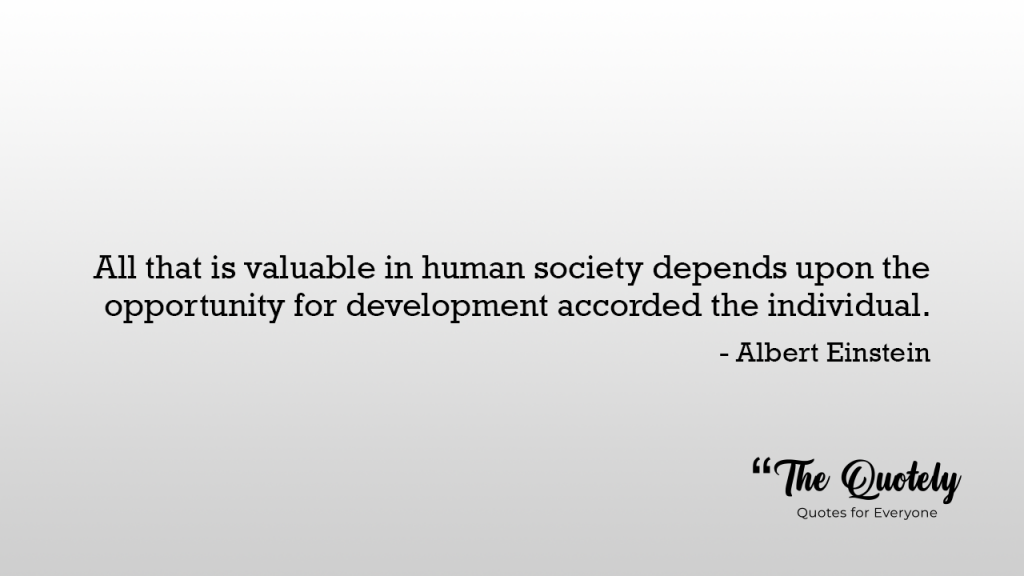 Albert Einstein quotes the world