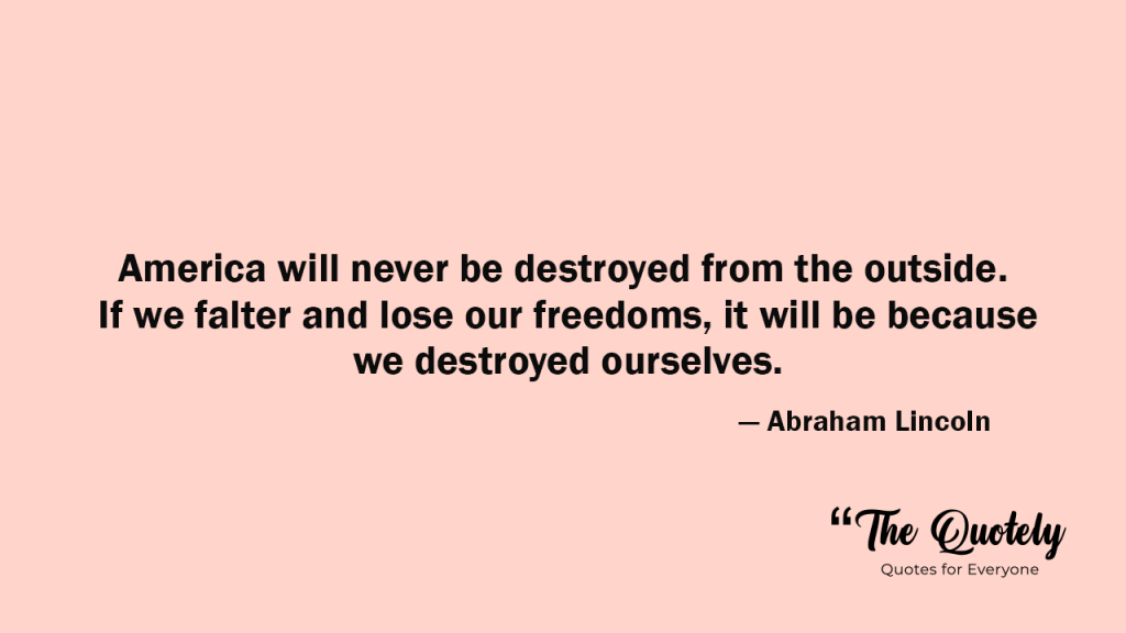 Abraham Lincoln Quotes on freedom
