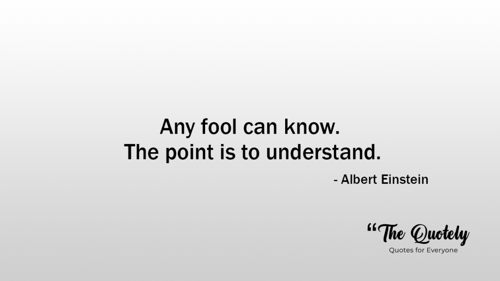Albert einstein quotes on wisdom