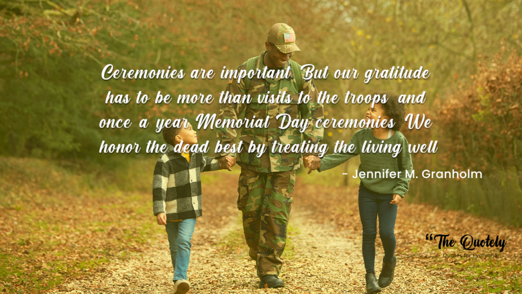 Short memorial day quotes
