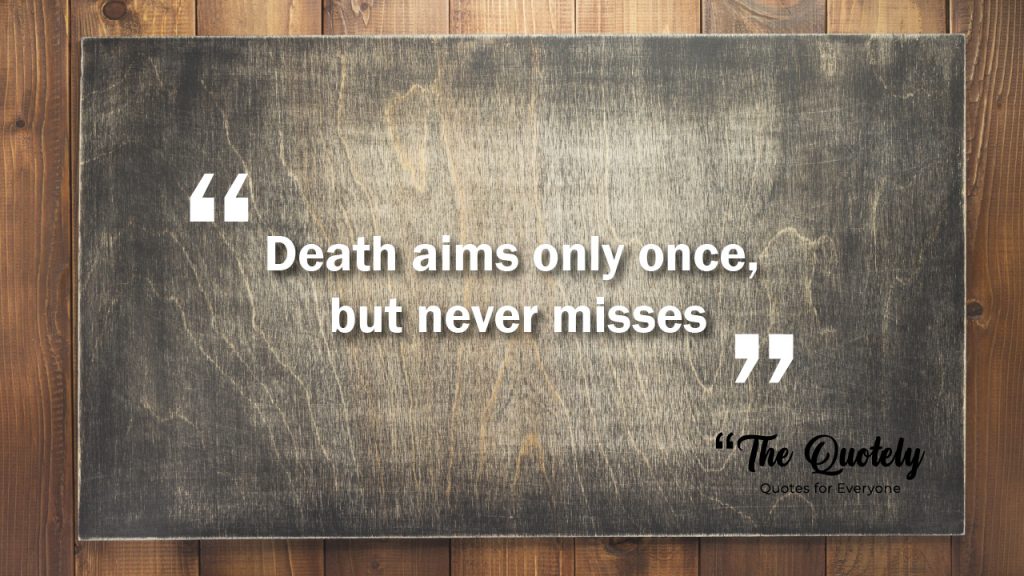 unexpected death quotes