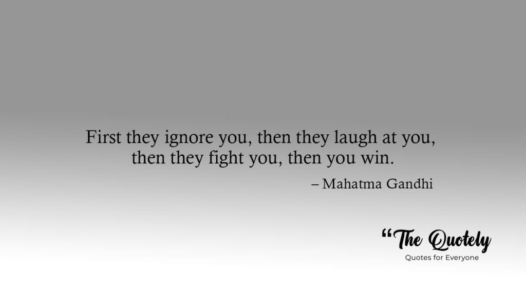 mahatma gandhi quotes on success
