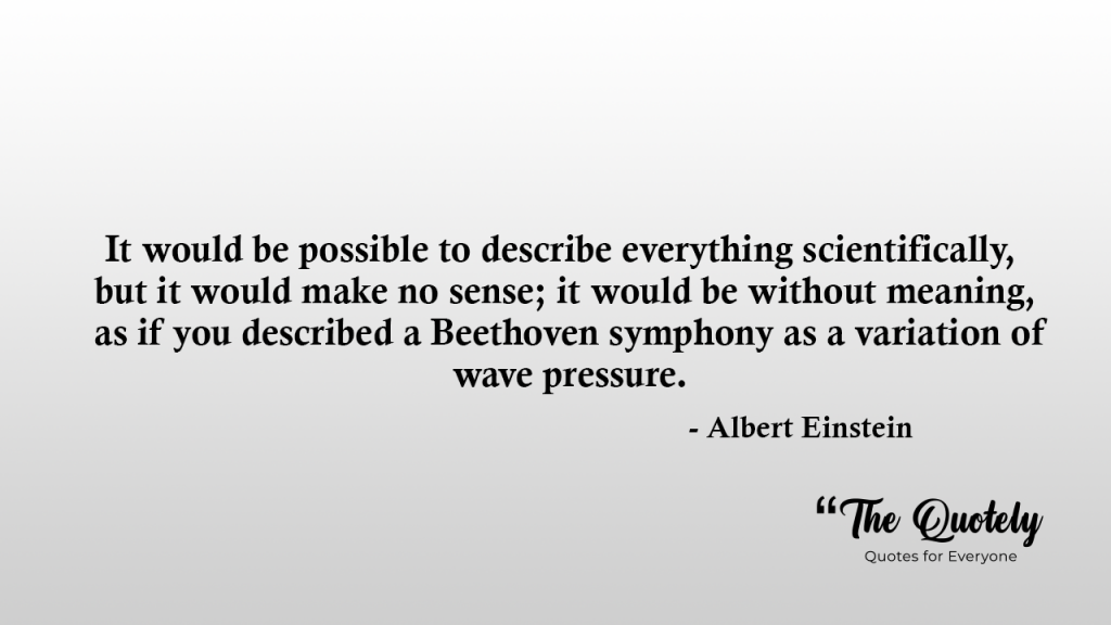 Albert Einstein QUotes About Science