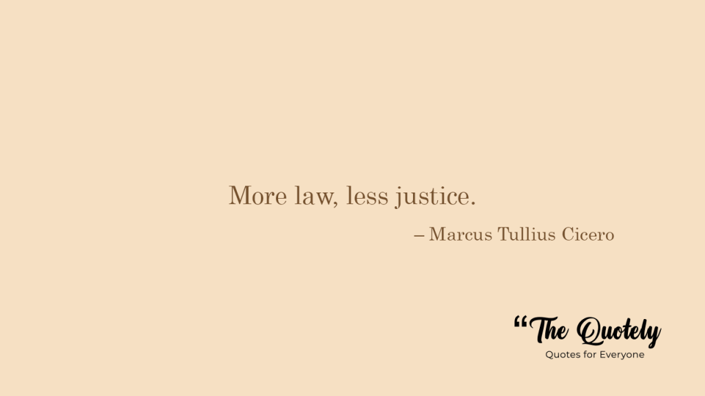 Marcus tullius cicero quotes about law
