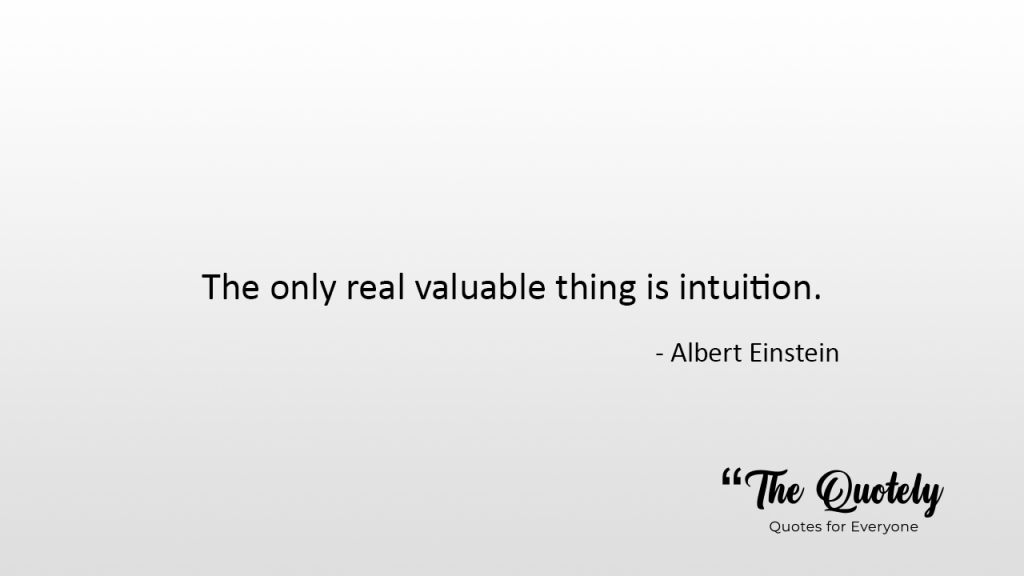 Albert Einstein quotes the world