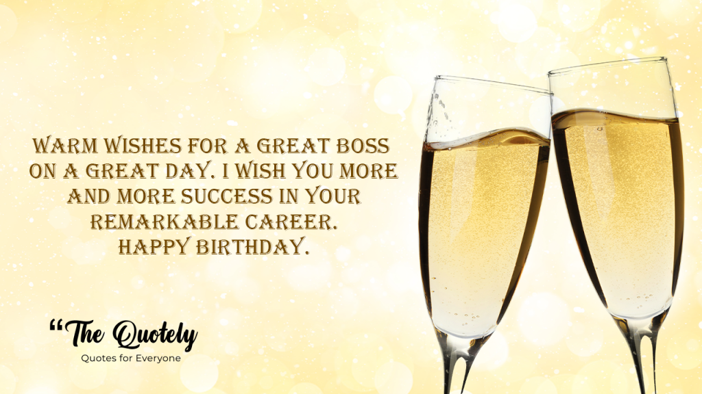 happy birthday boss quotes
