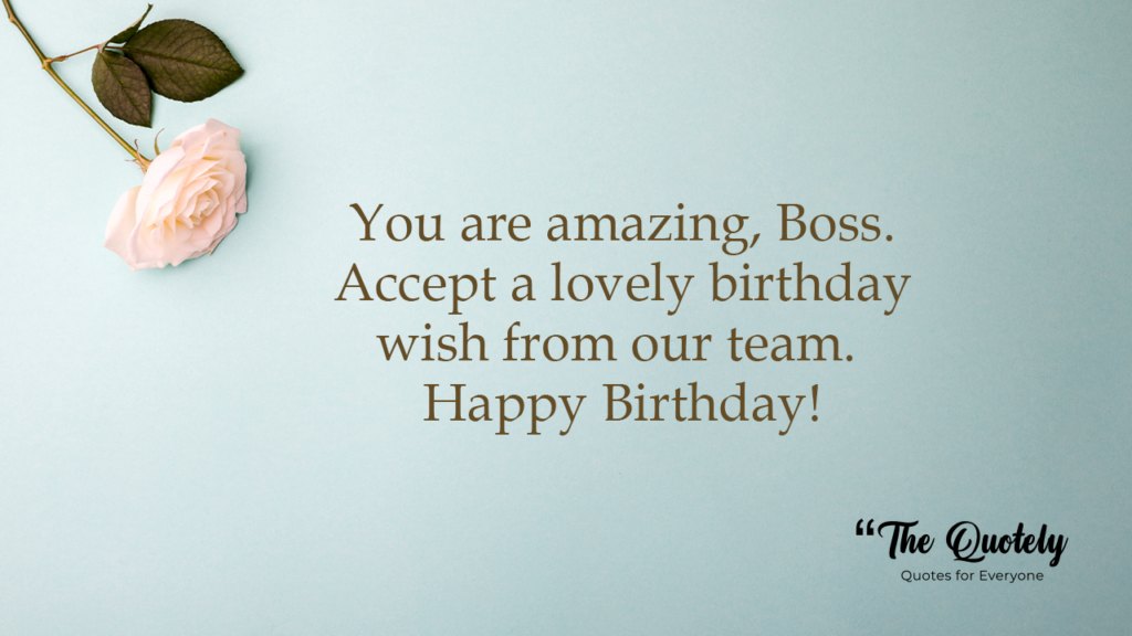 birthday wishes for boss in english