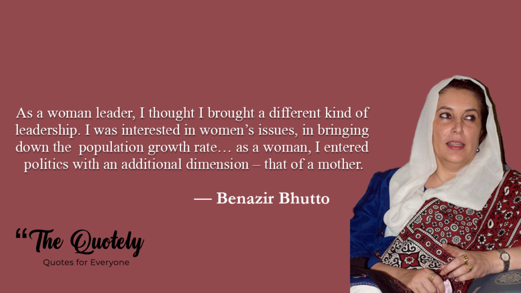 benazir bhutto quotes
