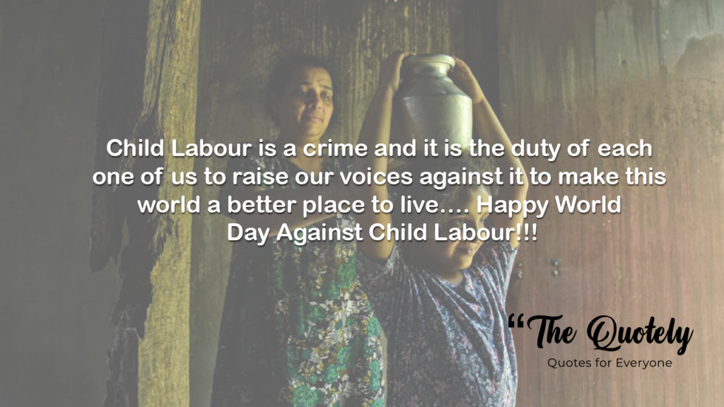 child labour day quotes