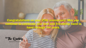 25th anniversary messages to a couple
