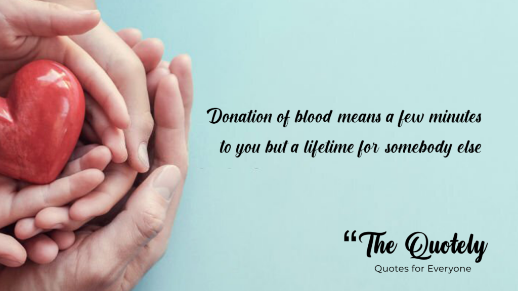 world blood donor day quotes
