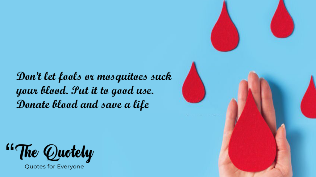 funny blood donation quotes
