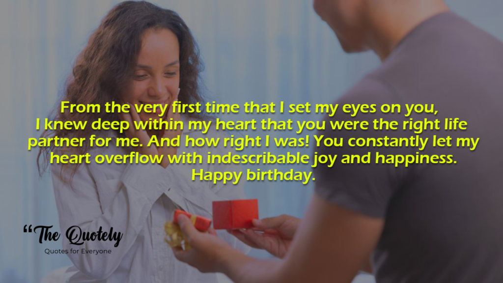 happy birthday wife quotes short