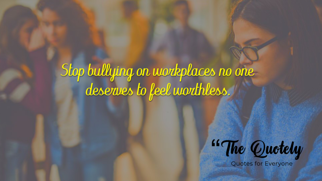 quote for bullying