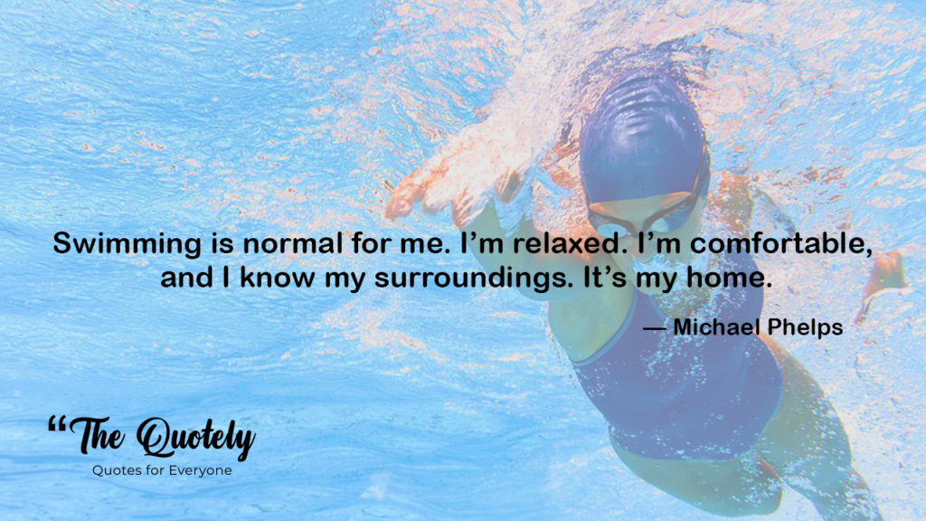 short swimming quotes
