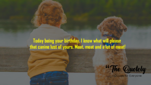 Top Dog Birthday message