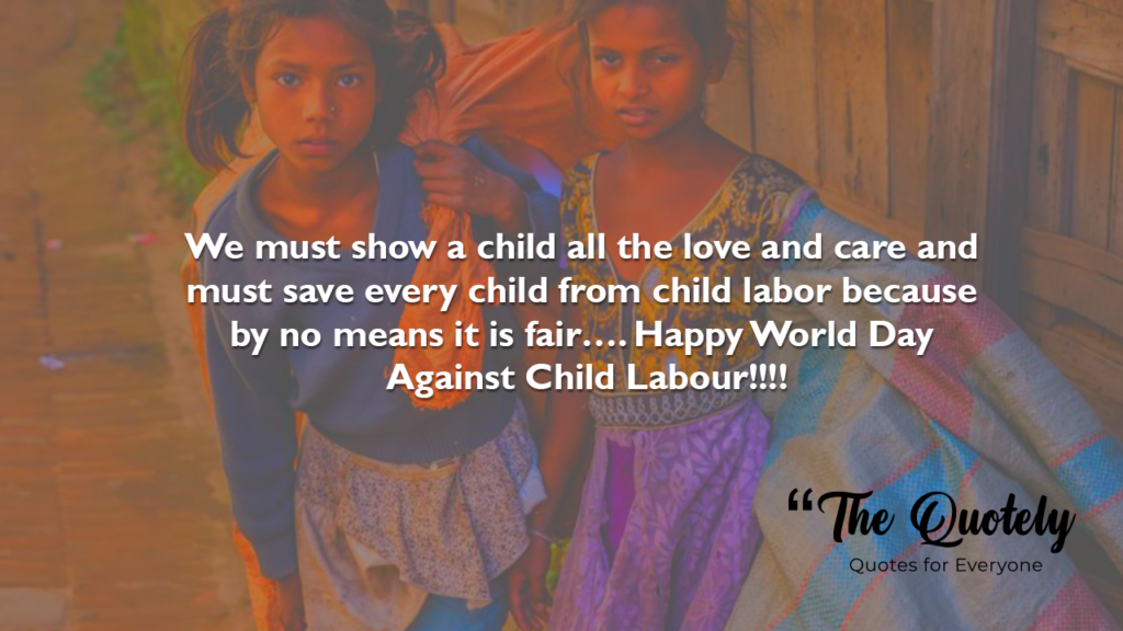 child labour day images
