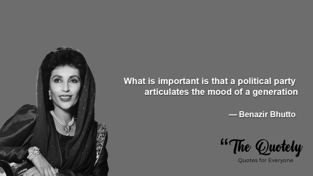 benazir bhutto quotes in english