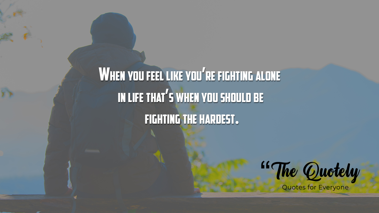 Feeling Alone Images With Quotes