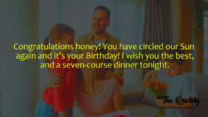 sweet birthday message for wife