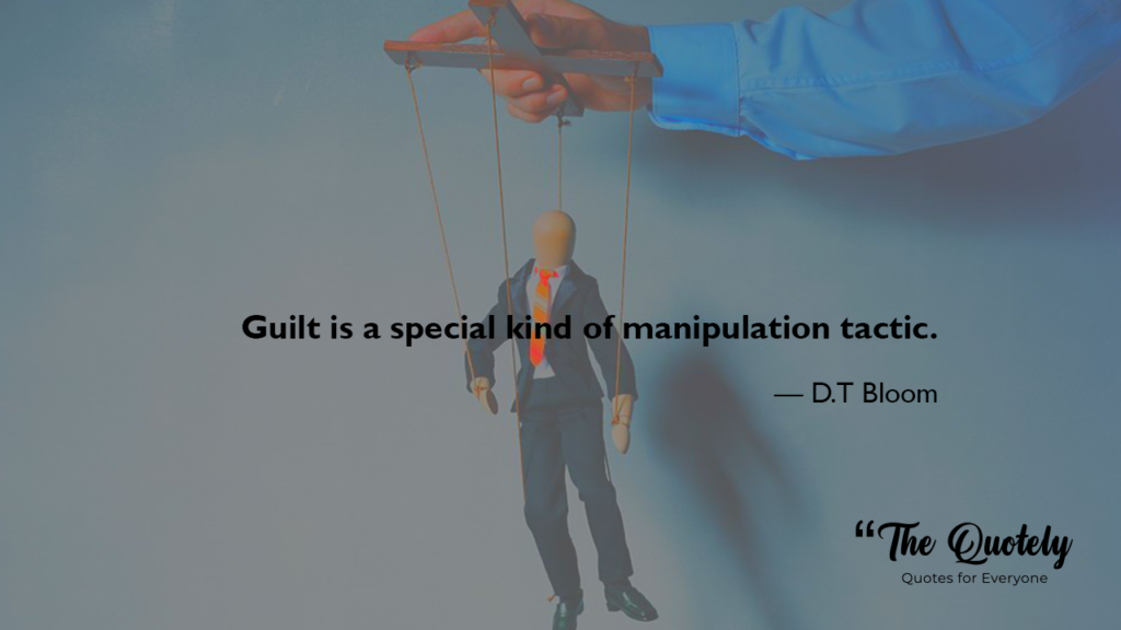 control and manipulation quotes