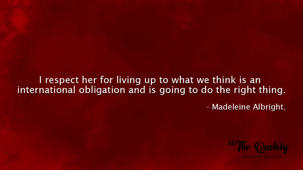 madeleine albright iraq sanctions quote