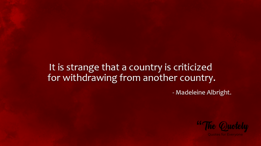madeleine albright famous quotes