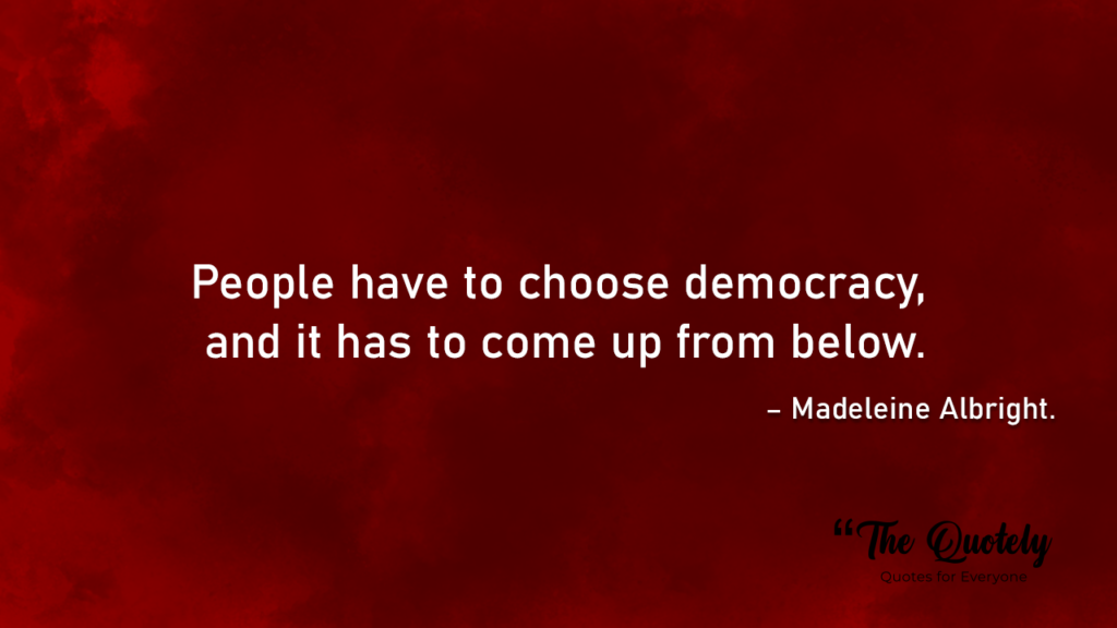 quotes by madeleine albright 
