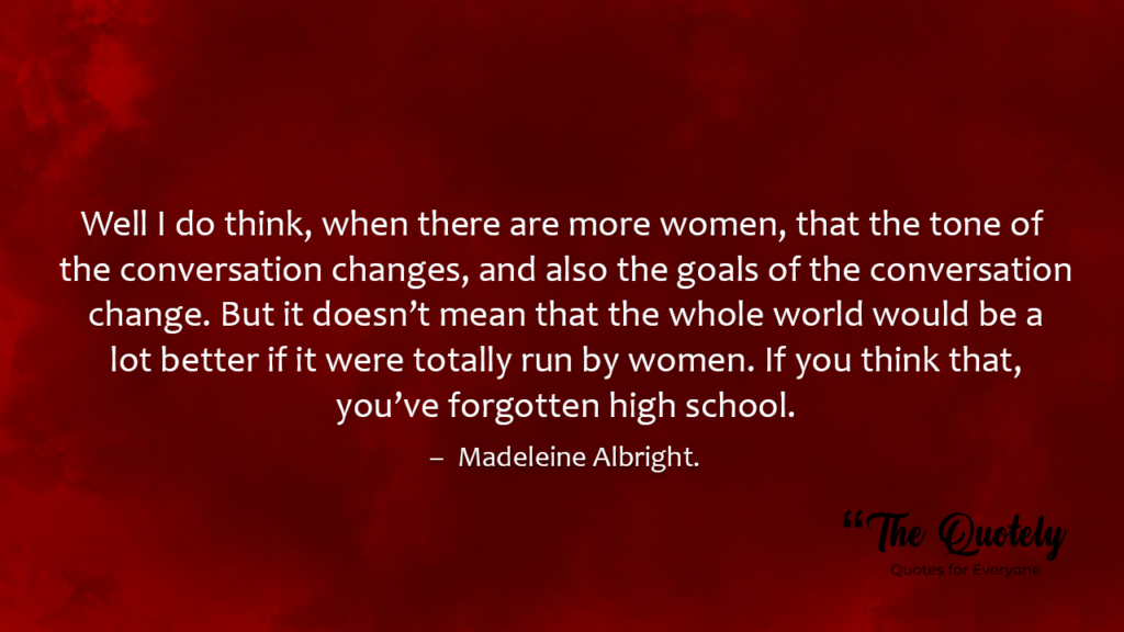 madeleine albright quotes doability doctrine