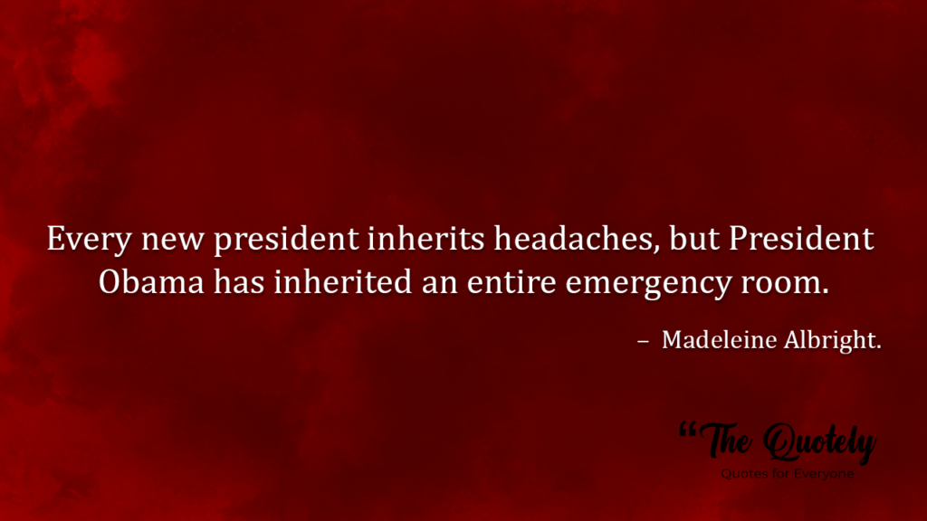 madeleine albright controversial quotes